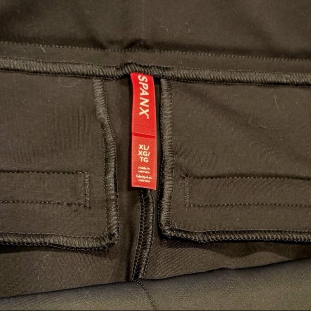 SPANX Pbp Perfect Slim Straight Pants Classic Black Womens  Size XL NEW WITH TAG - Picture 6 of 11